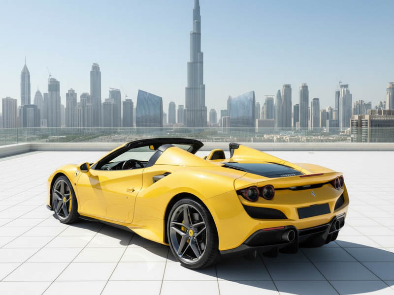 Ferrari F8 Tributo Spyder Yellow